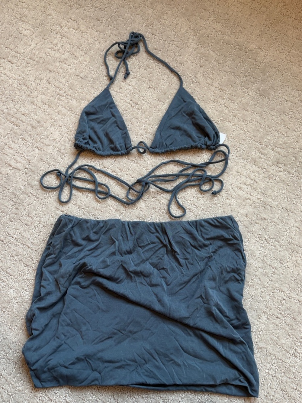 Inamorata set, size medium bikini top and skirt